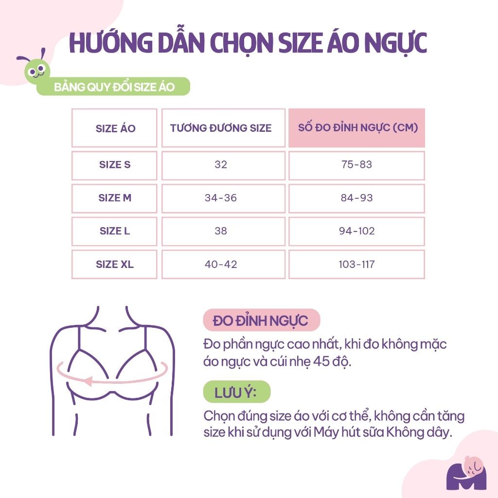 Áo Ngực 3in1 Mama's Choice, Cho Bà Bầu, Cho Con Bú, Dùng Máy Hút Sữa Không Dây, Chống Chảy Sệ, Giúp Nâng Ngực
