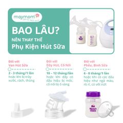 Phụ Kiện Hút Sữa Cải Tiến Thương hiệu Maymom Cho Máy Spectra, Avent, Fazt, Rozabi, Size Phễu 10-32mm