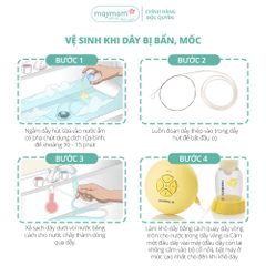 Dây Máy Hút Sữa Medela Swing Thương Hiệu Maymom, Không Chứa BPA, An Toàn Cho Mẹ và Bé, Vệ Sinh Dễ Dàng (1 dây)