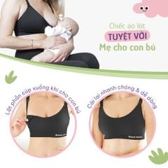 Áo Ngực 3in1 Mama's Choice, Cho Bà Bầu, Cho Con Bú, Dùng Máy Hút Sữa Không Dây, Chống Chảy Sệ, Giúp Nâng Ngực