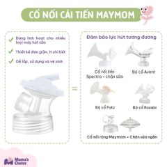 Phụ Kiện Hút Sữa Cải Tiến Phễu Silicone Cho Máy Spectra, Avent, Fazt, Rozabi, Vắt Sữa Êm Ái, Kiểm Định An Toàn Quốc Tế