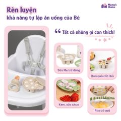 Khay Trữ Đông Mini Mama's Choice, Bảo Quản Đồ Ăn Dặm Thức Ăn Cho Bé, Nắp Đậy Chắc Chắn, Chất Liệu Silicone Bạch Kim