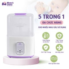 Máy Tiệt Trùng Sấy Khô và Hâm Sữa Mama’s Choice, Hâm Sữa Nhanh Chóng 2 Bình Cùng Lúc