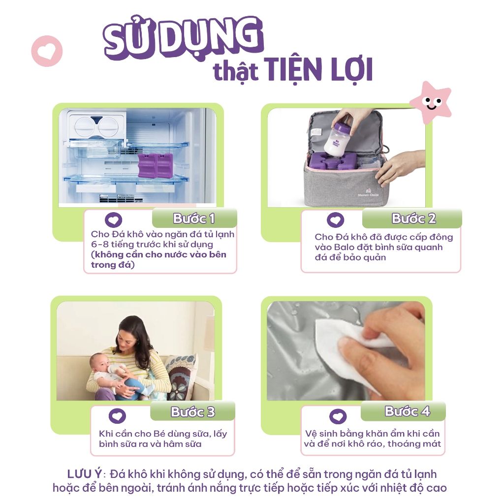 Balo Bỉm Sữa Giữ Nhiệt Mama’s Choice Đa Năng, Giữ Nhiệt Bình Sữa, Đựng Đồ Cho Mẹ Bé, Thiết Kế 2 Tầng, Chất Liệu Cao Cấp