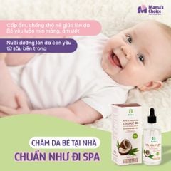 Dầu Dừa Ép Lạnh Herbee 100ml, Massage Cho Trẻ Sơ Sinh, Làm Mờ Vết Rạn Da, 100% Chiết Xuất Tự Nhiên