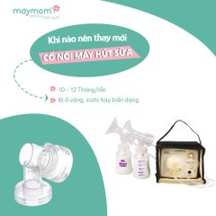 Cổ Nối Phễu Maymom Myfit Loại Cổ Hẹp, Tương Thích Phễu Hút Sữa Medela, Pumpin, Lacteck, Mini Pum, Pumpa, Silicon