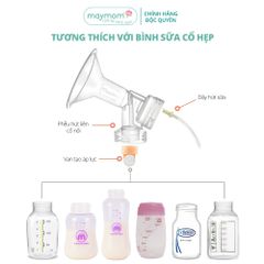 Phễu Hút Sữa Liền Cổ Nối Maymom, Phụ Kiện Thay Thế Máy Vắt Sữa Medela Pump-Sonata-Freestyle-Swing