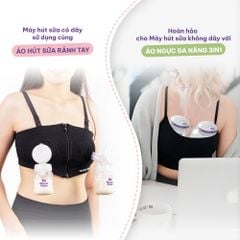 Áo Hút Sữa Rảnh Tay Mama’s Choice, Thiết Kế Công Thái Học, Freesize Phù Hợp Mọi Dáng Mẹ, Co Giãn 4 Chiều, Hút Sữa Êm Ái