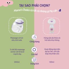 Máy Hút Sữa Không Dây và Cốc Hứng Sữa Mama’s Choice, Combo Hút Sữa Rảnh Tay, Tiện Lợi Giá Tốt Mẹ Nào Cũng Phải Có