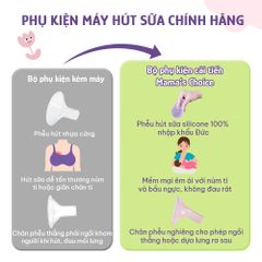 Phụ Kiện Hút Sữa Phễu Silicone Cho Máy Unimom, Kiểm Định An Toàn Quốc Tế, Vắt Sữa Êm Ái và Hiệu Quả