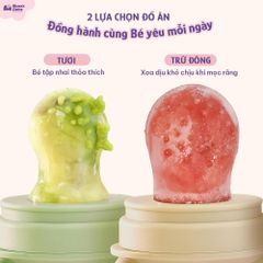 Túi Nhai Ăn Dặm Mama's Choice Cho Bé, Núm Nhai Hoa Quả Chống Hóc, Tặng Kèm 3 Size Núm Phù Hợp Bé Từ 4 Tháng Tuổi
