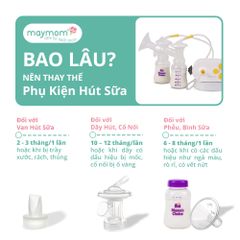 Phụ Kiện Maymom Cho Máy Hút Sữa Medela Maxflow, Sonata, FreeStyle Flex, FreeStyle, Swing Maxi, Swing Maxi Flex