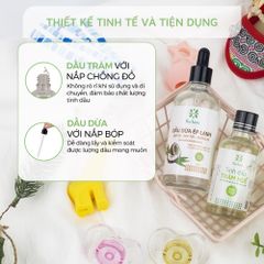 Combo Dầu Dừa Ép Lạnh (100ml) và Tinh Dầu Tràm Huế (50ml) Thương Hiệu Herbee, Combo Massage & Giữ Ấm Cho Mẹ Bé