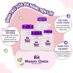 Combo Balo Bảo Quản Sữa Mẹ Mama’s Choice, Trọn Bộ Giữ Nhiệt Bình Sữa Đa Năng, Đựng Đồ Cho Mẹ Bé, Giữ Lạnh Lên Tới 14 Giờ