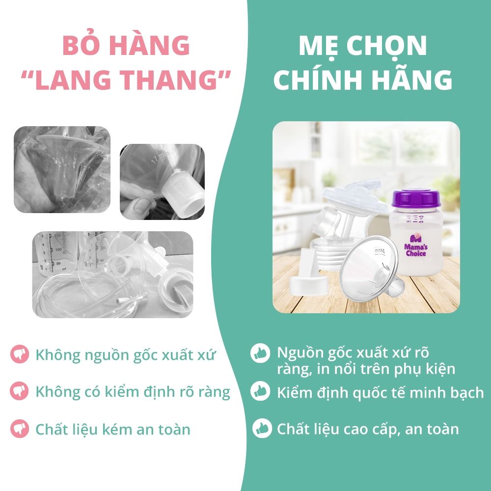 Phụ Kiện Hút Sữa Cải Tiến Thương hiệu Maymom Cho Máy Spectra, Avent, Fazt, Rozabi, Size Phễu 10-32mm