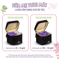 Trọn Bộ Giữ Lạnh Sữa Mẹ Mama’s Choice, Bảo Quản Sữa Mẹ, Đựng và Giữ Ấm Đồ Ăn Cho Bé, Chất Liệu Cao Cấp 4 Lớp Dày Dặn