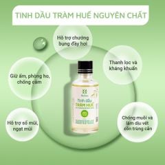 Combo Dầu Dừa Ép Lạnh (100ml) và Tinh Dầu Tràm Huế (50ml) Thương Hiệu Herbee, Combo Massage & Giữ Ấm Cho Mẹ Bé