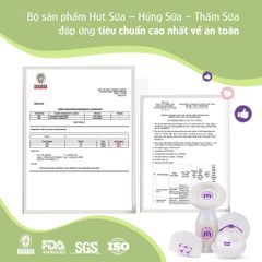 Combo Cốc Hứng Sữa, Phễu Hứng Sữa và Lót Thấm Sữa Mama's Choice, Tiện Lợi Tiết Kiệm Cho Mẹ Bầu và Sau Sinh