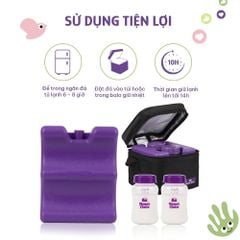Đá Khô Bảo Quản Sữa Mama’s Choice, Giữ Lạnh Sữa Mẹ Lên Đến 12 Tiếng, Chất Liệu Gel Y Tế Cao Cấp, Độ Bền Từ 4-5 Năm