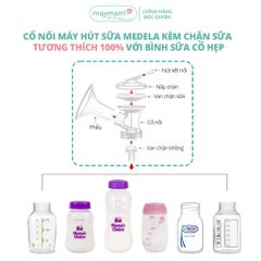 Cổ Nối Máy Hút Sữa Medela 5 Chi Tiết Thương Hiệu Maymom, Tương Thích Máy Medela MaxFlow, Freestyle, SwingMaxi, Sonata