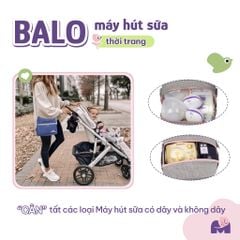 Balo Bỉm Sữa Mama’s Choice, Giữ Lạnh Sữa Mẹ Lên Đến 14h, Giữ Ấm Thức Ăn Cho Mẹ và Bé, Thiết Kế Thời Trang