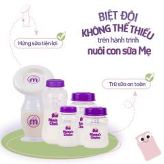 Cốc Hứng Sữa Bình Trữ Sữa Mama's Choice, Combo Hứng Sữa Trữ Sữa Tiện Lợi Cho Mẹ, Kiểm Định An Toàn Cho Bé