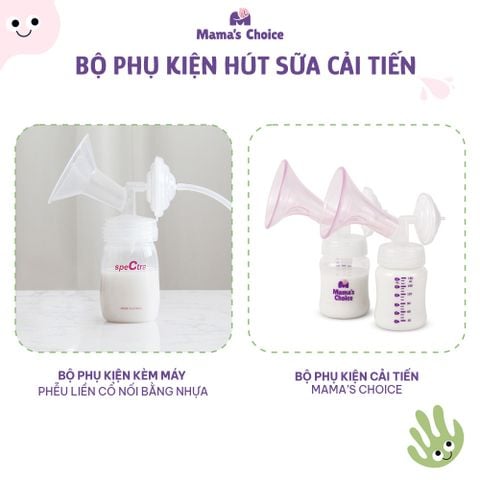 Phụ Kiện Hút Sữa Phễu Silicone Cho Máy Spectra Avent Fazt, Vắt Sữa Êm Ái và Hiệu Quả, Nhiều Lựa Chọn Size
