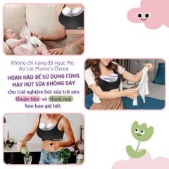 Áo Ngực 3in1 Mama's Choice, Cho Bà Bầu, Cho Con Bú, Dùng Máy Hút Sữa Không Dây, Chống Chảy Sệ, Giúp Nâng Ngực