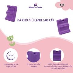 Balo Bỉm Sữa Giữ Nhiệt Mama’s Choice Đa Năng, Giữ Nhiệt Bình Sữa, Đựng Đồ Cho Mẹ Bé, Thiết Kế 2 Tầng, Chất Liệu Cao Cấp