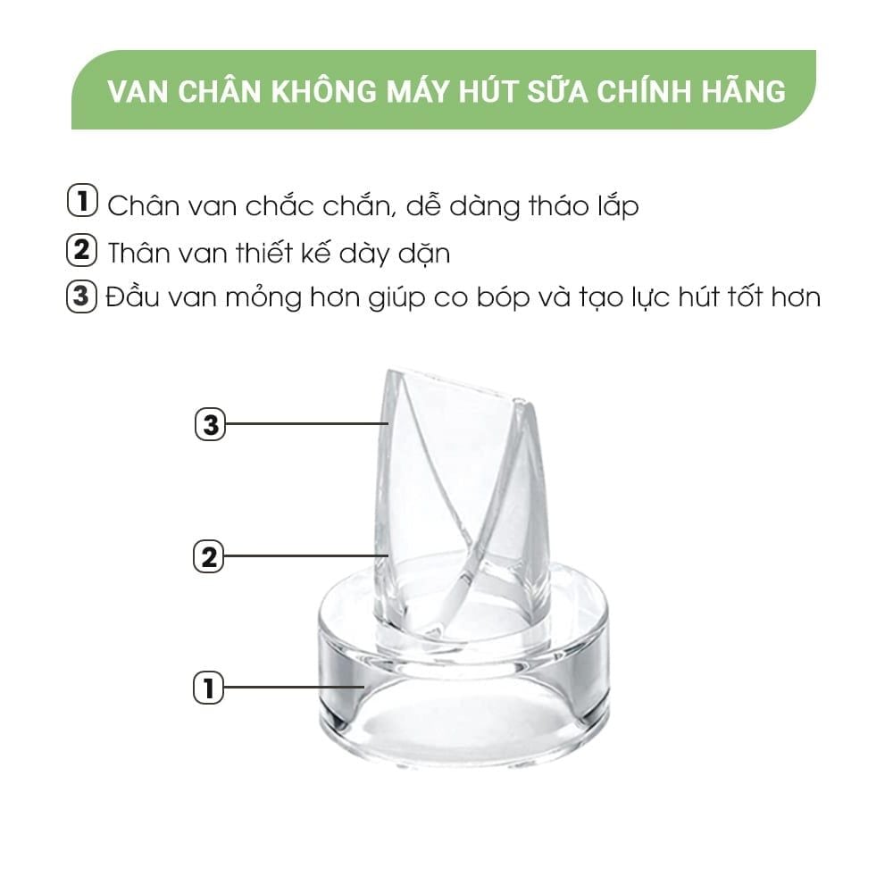 Van Chân Không Máy Hút Sữa Không Dây Mama’s Choice Cloudie, Chất Liệu Silicone An Toàn Cho Mẹ và Bé (1 cái)