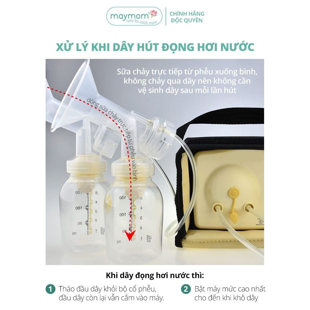 Dây Hút Sữa Medela Pump Sản Xuất bởi Maymom, Không Chứa BPA, An Toàn 100%, Vệ Sinh Dễ Dàng
