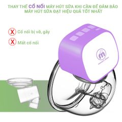 Cổ Nối Máy Hút Sữa Không Dây Mama’s Choice Cloudie, Chất Liệu Nhựa PP An Toàn Cho Mẹ và Bé (1 cái)