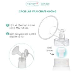 Van chân không máy hút sữa, sản xuất bởi Maymom | Tương thích máy Spectra, Unimom, Avent
