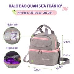 Hút Sữa Di Chuyển Mama’s Choice, Combo Thiết Kế Nhỏ Gọn, Hút Sữa Mọi Lúc Mọi Nơi, Bảo Quản Sữa Mẹ Lên Đến 14 Tiếng