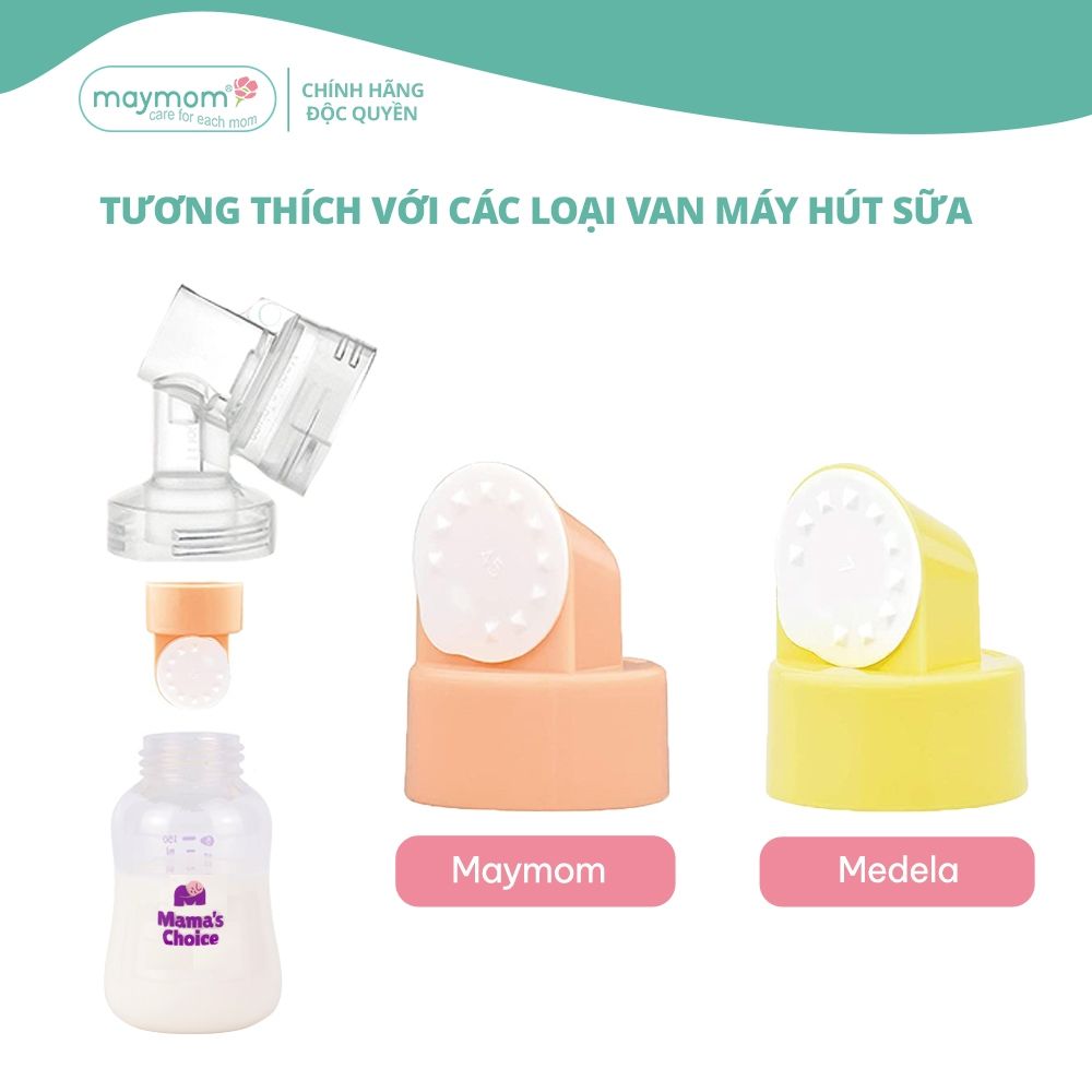 Cổ Nối Phễu Maymom Myfit Loại Cổ Hẹp, Tương Thích Phễu Hút Sữa Medela, Pumpin, Lacteck, Mini Pum, Pumpa, Silicon