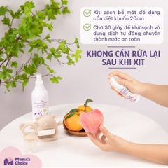 Xịt Khử Khuẩn EcoPro Mama's Choice, Xịt Khuẩn Đồ Dùng Cho Bé, Bình Sữa Núm Ti Giả, Bảo Vệ Bé Yêu An Toàn