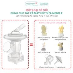 Cổ Nối Máy Hút Sữa Medela 5 Chi Tiết Thương Hiệu Maymom, Tương Thích Máy Medela MaxFlow, Freestyle, SwingMaxi, Sonata
