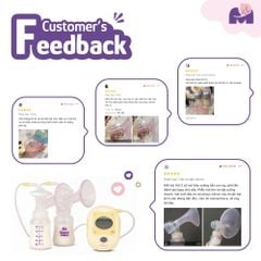 Phễu Hút Sữa Silicone Công Thái Học Mama's Choice, Silicone Bạch Kim Siêu Mềm Tăng Hiệu Quả Hút Sữa Kích Sữa