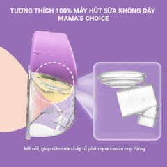 Cổ Nối Máy Hút Sữa Không Dây Mama’s Choice Cloudie, Chất Liệu Nhựa PP An Toàn Cho Mẹ và Bé (1 cái)