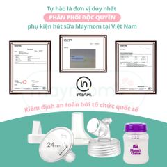 Bộ Phụ Kiện Máy Hút Sữa Dùng Bình Sữa Cổ Rộng Sản Xuất bởi Maymom, Tương Thích Máy Spectra-Avent-Fatz-Cimilre
