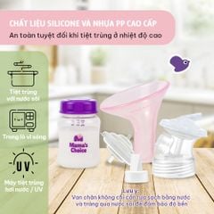 Phụ Kiện Hút Sữa Cải Tiến Phễu Silicone Cho Máy Spectra, Avent, Fazt, Rozabi, Vắt Sữa Êm Ái, Kiểm Định An Toàn Quốc Tế