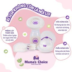 Combo Cốc Hứng Sữa, Phễu Hứng Sữa và Lót Thấm Sữa Mama's Choice, Tiện Lợi Tiết Kiệm Cho Mẹ Bầu và Sau Sinh