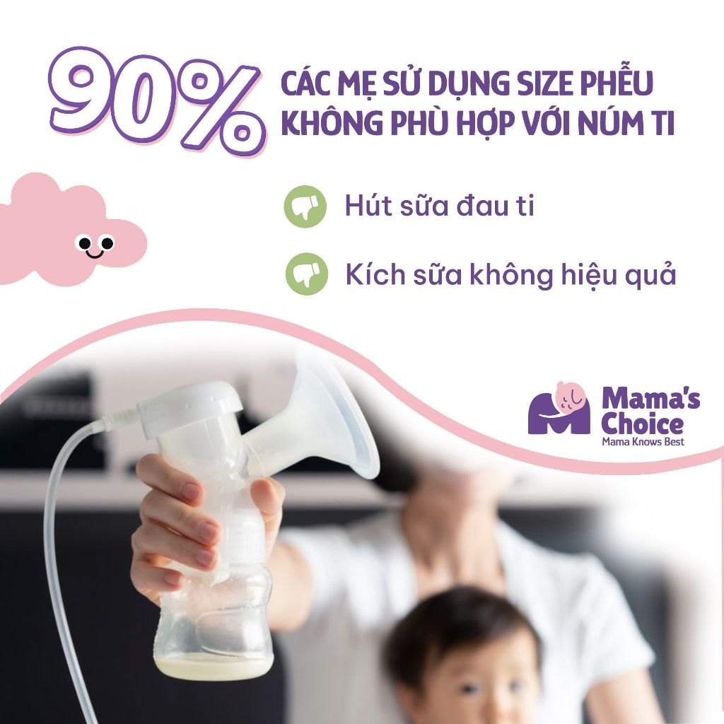 Thước Đo Ti Mama’s Choice, Xác Định Đường Kính Núm Ti Mẹ, Giúp Mẹ Chọn Được Size Phễu Phù Hợp Khi Hút Sữa