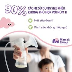 Thước Đo Ti Mama’s Choice, Xác Định Đường Kính Núm Ti Mẹ, Giúp Mẹ Chọn Được Size Phễu Phù Hợp Khi Hút Sữa