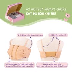 Combo Hỗ Trợ Hút Sữa Rảnh Tay, Áo Hút Sữa và Áo Lót Ngực Đa Năng Mama's Choice, Tăng Hiệu Quả Giảm Gánh Nặng Cho Mẹ