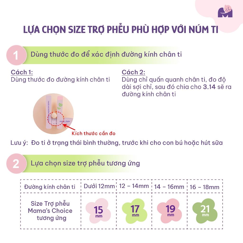 Trợ Phễu Silicone Mama's Choice NewFit, Đệm Hạ Size Phễu Size 15-17-19-21mm, Hút Sữa Hiệu Quả và Êm Ái (01 Cái)