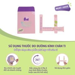 Thước Đo Ti Mama’s Choice, Xác Định Đường Kính Núm Ti Mẹ, Giúp Mẹ Chọn Được Size Phễu Phù Hợp Khi Hút Sữa