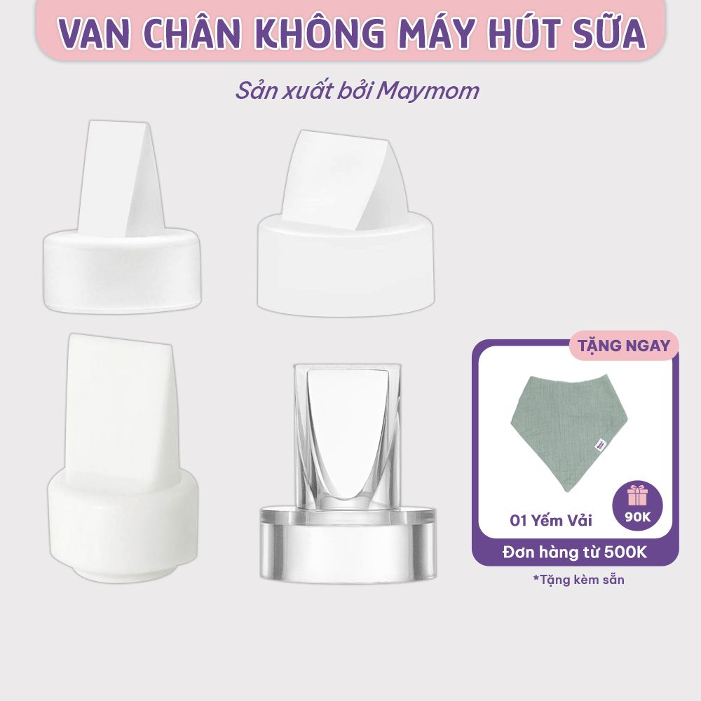 Van chân không máy hút sữa, sản xuất bởi Maymom | Tương thích máy Spectra, Unimom, Avent