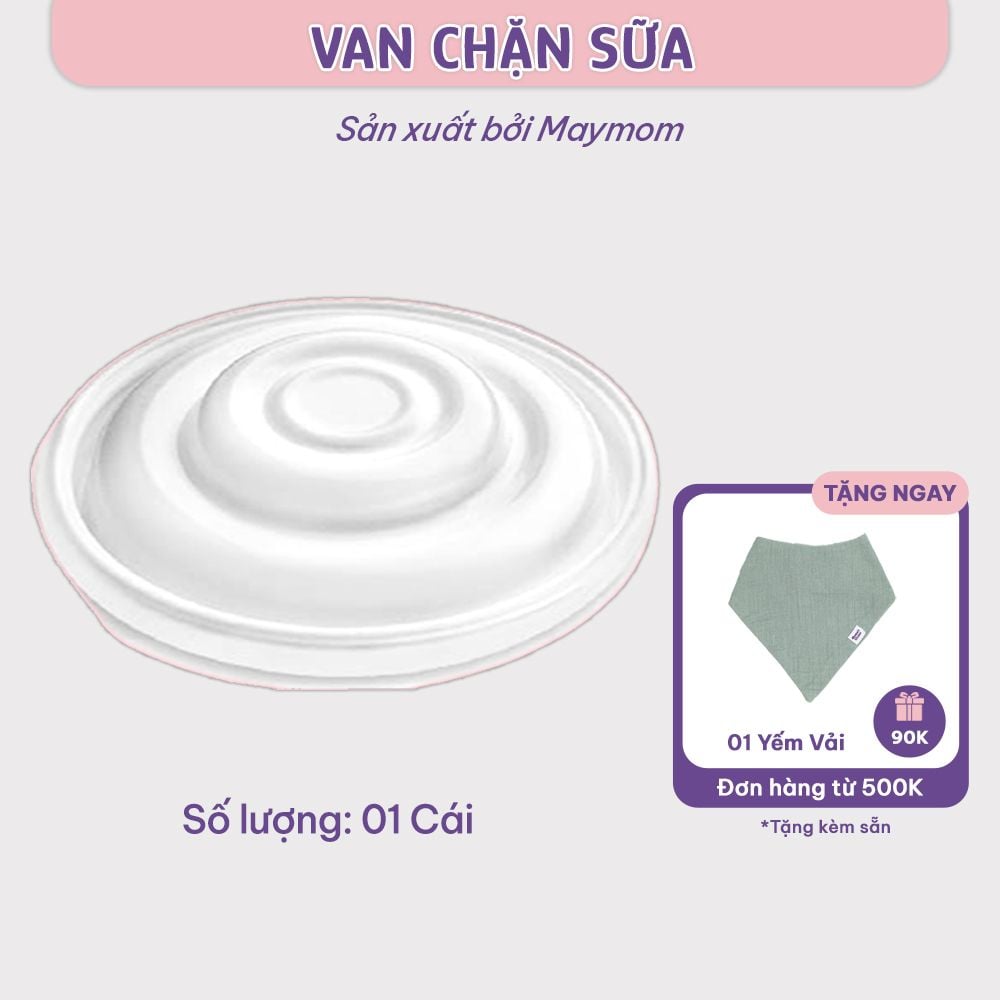 Van Chặn Sữa Silicone Sản Xuất bởi Maymom, Dùng Cho Chặn Sữa Ngắn/Dài Maymom - Cimilre