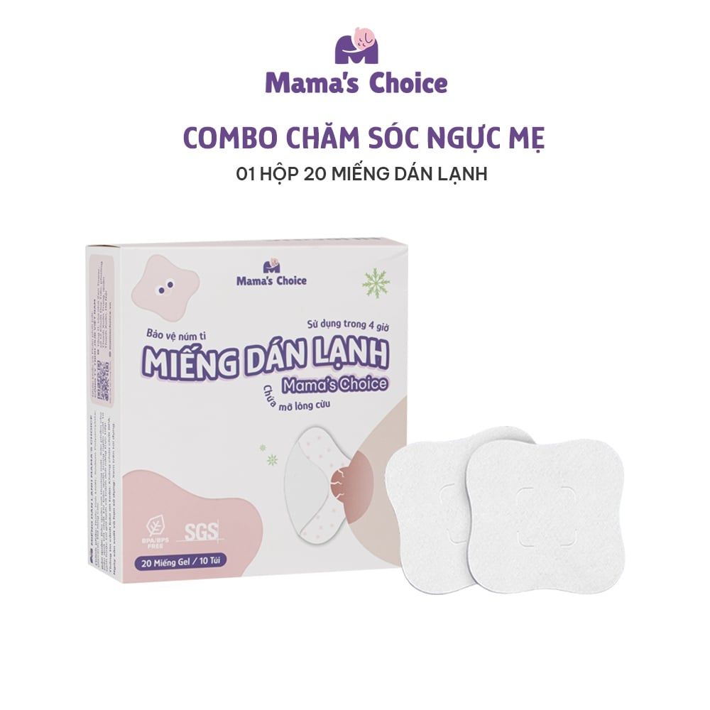 Combo Núm Trợ Ti, Túi Chườm Ngực, Máy Thông Tắc Tia Sữa, Miếng Dán Lạnh Mama's Choice - Combo Chăm Sóc Ngực Mẹ